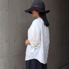 画像28: 【NARU FACTORY】 ローン塩縮ランダムドット ターキーシャツスタンドカラー (28)