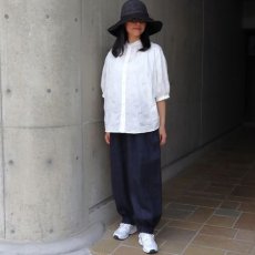 画像32: 【NARU FACTORY】 ローン塩縮ランダムドット ターキーシャツスタンドカラー (32)