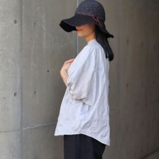 画像17: 【NARU FACTORY】 ローン塩縮ランダムドット ターキーシャツスタンドカラー (17)