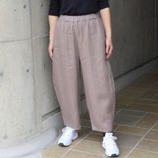 画像2: 【NARU FACTORY】フレンチリネン エッグパンツ (2)
