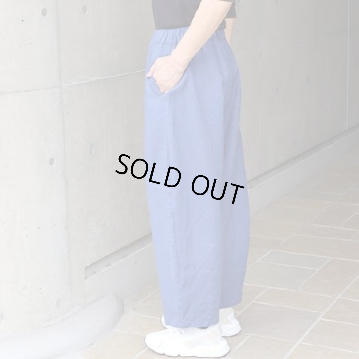 画像6: NARU FACTORY フレンチリネン エッグパンツ (6)
