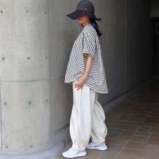 画像13: 【ista-ire】太ストライプ　切替ワイドシャツ (13)