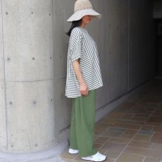 画像23: 【ista-ire】太ストライプ　切替ワイドシャツ (23)