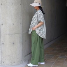 画像26: 【ista-ire】太ストライプ　切替ワイドシャツ (26)