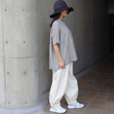 画像10: 【ista-ire】太ストライプ　切替ワイドシャツ (10)