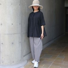 画像8: 【08Mab】14番手リネンタックバンドブラウス (8)