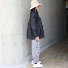 画像23: 08Mab 14番手リネンワイドピンタック前あきブラウス (23)