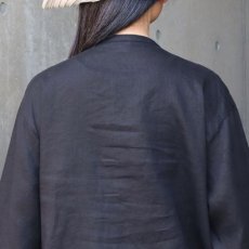 画像20: 08Mab 14番手リネンワイドピンタック前あきブラウス (20)