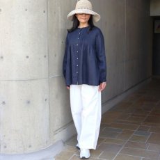 画像8: 【08Mab】リネンピンタックボリュームブラウス (8)