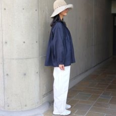 画像10: 【08Mab】リネンピンタックボリュームブラウス (10)