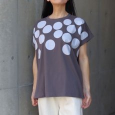 画像1: 20%OFF SALE【ista-ire】コットンジャージードットプリントTEE  (1)