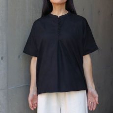 画像1: 20%OFF SALE【ista-ire】コットンポプリンダリア刺繍多釦ブラウス (1)