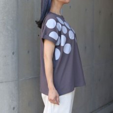 画像2: 20%OFF SALE【ista-ire】コットンジャージードットプリントTEE  (2)