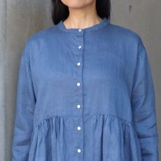 画像17: 【08Mab】21番手リネンウエストギャザーチュニック (17)
