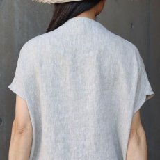 画像22: 【08Mab】9番手リネンセンタータックノースリーブワンピース (22)