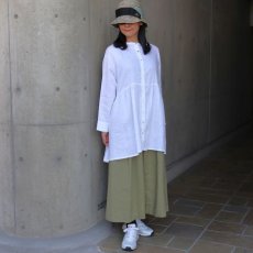 画像8: 【08Mab】21番手リネンウエストギャザーチュニック (8)