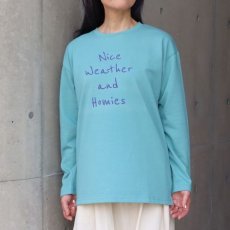 画像1: 20％OFF SALE【ista-ire】強撚フライスロゴプリントロンTEE (1)