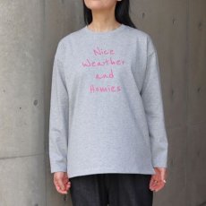 画像12: 20％OFF SALE【ista-ire】強撚フライスロゴプリントロンTEE (12)