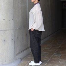 画像12: 20%OFF SALE【ista-ire】テトロンコットンガーゼちび衿ブラウス (12)