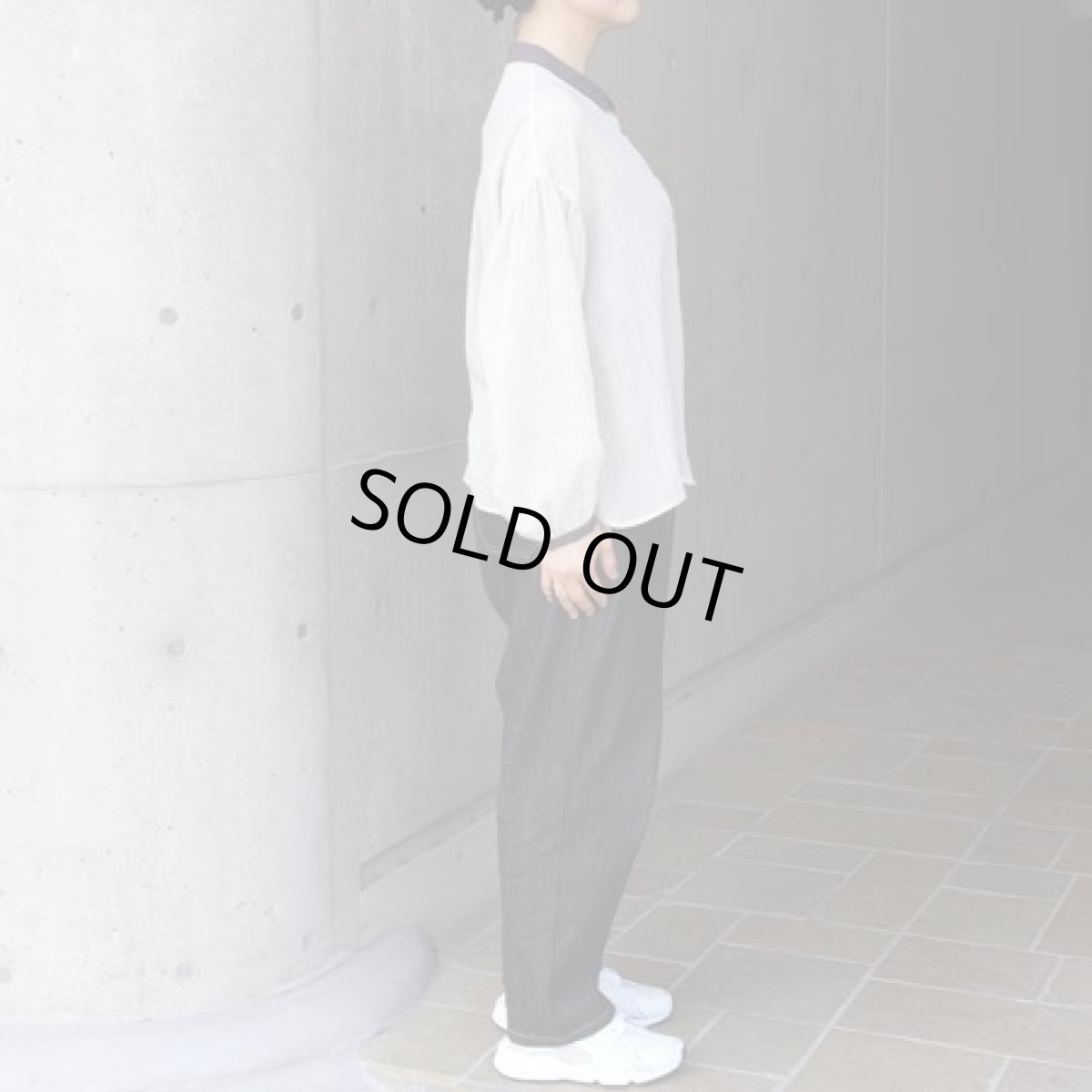 画像10: 20%OFF SALE【ista-ire】テトロンコットンガーゼちび衿ブラウス (10)