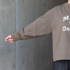画像5: 20％OFF SALE【NARU FACTORY】アーミーコットン度詰天竺 M.P.L.プリントPO (5)
