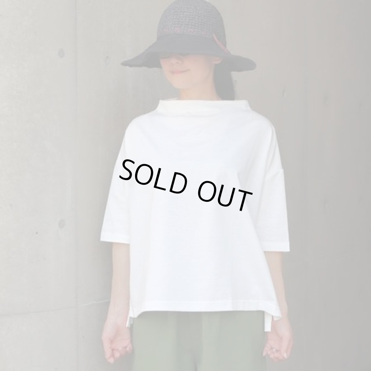 画像1: NARU FACTORY デラヴェプレミアム ポーセリン5分袖Tシャツ (1)