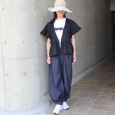 画像23: 【ista-ire】コットンラミー　ラッフルブラウス (23)