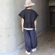 画像25: 【ista-ire】コットンラミー　ラッフルブラウス (25)