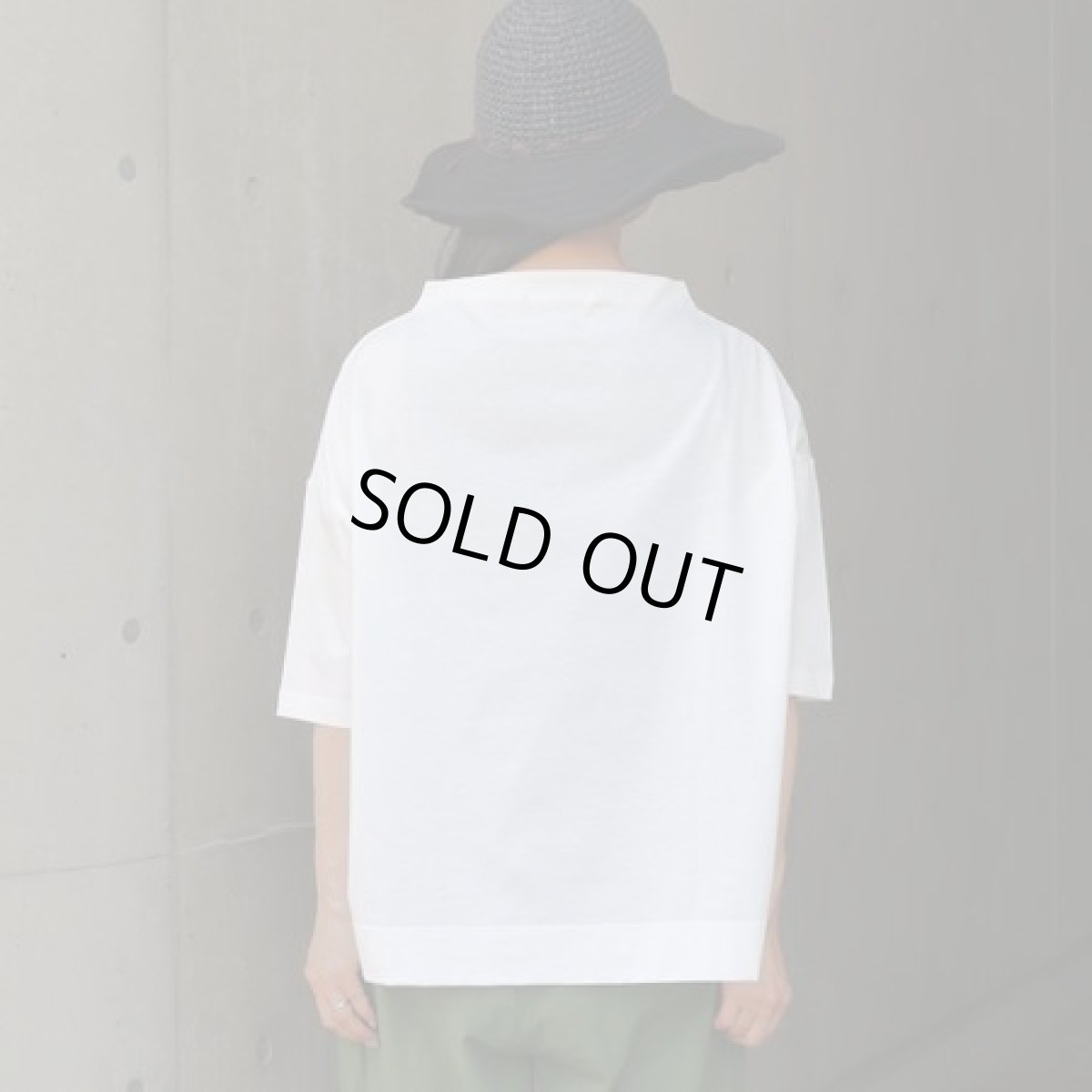画像3: NARU FACTORY デラヴェプレミアム ポーセリン5分袖Tシャツ (3)