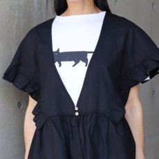 画像21: 【ista-ire】コットンラミー　ラッフルブラウス (21)