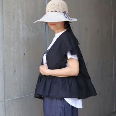 画像19: 【ista-ire】コットンラミー　ラッフルブラウス (19)
