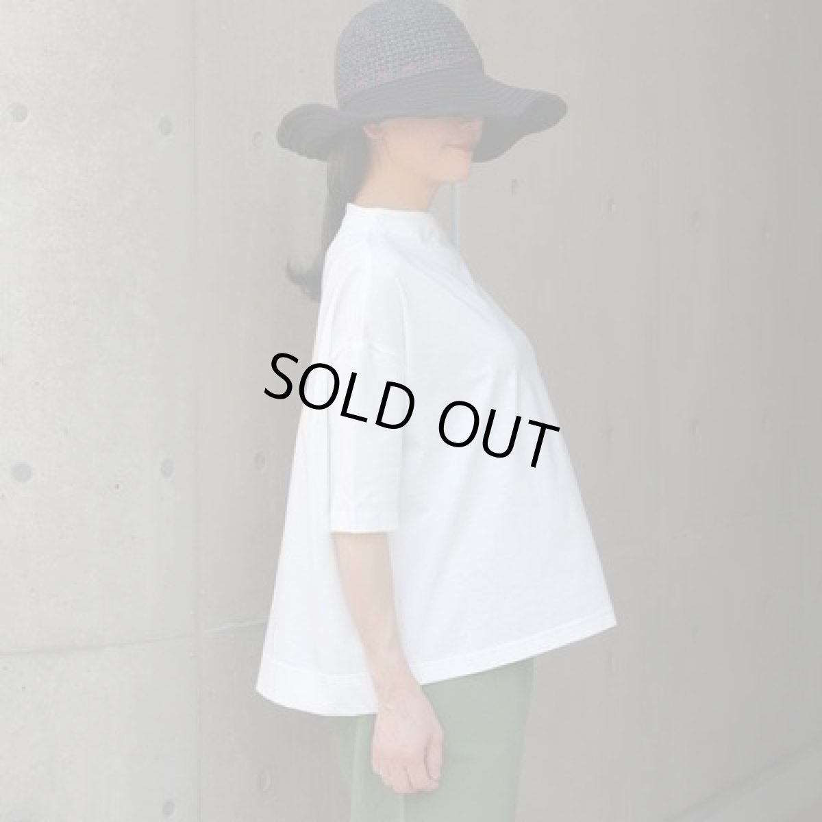 画像2: NARU FACTORY デラヴェプレミアム ポーセリン5分袖Tシャツ (2)