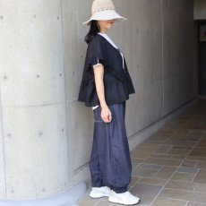 画像24: 【ista-ire】コットンラミー　ラッフルブラウス (24)