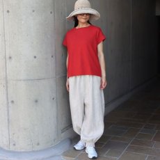 画像33: NARU FACTORY ムラ糸リサイクル天竺コクーン半袖Tシャツ (33)