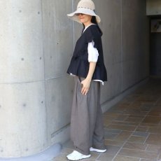 画像30: 【ista-ire】コットンラミー　ラッフルブラウス (30)