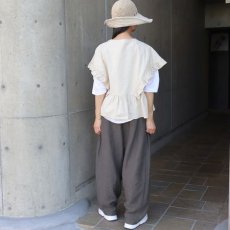 画像10: 【ista-ire】コットンラミー　ラッフルブラウス (10)