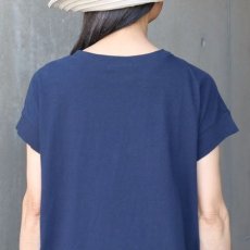 画像19: NARU FACTORY ムラ糸リサイクル天竺コクーン半袖Tシャツ (19)