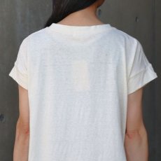 画像7: NARU FACTORY ムラ糸リサイクル天竺コクーン半袖Tシャツ (7)