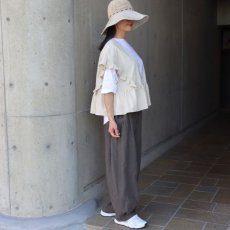 画像9: 【ista-ire】コットンラミー　ラッフルブラウス (9)
