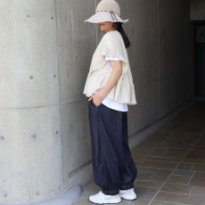 画像15: 【ista-ire】コットンラミー　ラッフルブラウス (15)