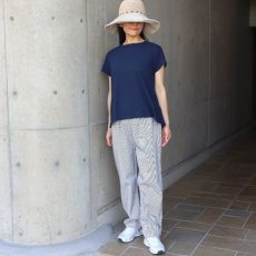 画像21: NARU FACTORY ムラ糸リサイクル天竺コクーン半袖Tシャツ (21)
