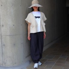 画像12: 【ista-ire】コットンラミー　ラッフルブラウス (12)