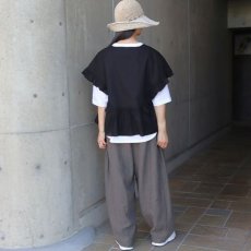 画像29: 【ista-ire】コットンラミー　ラッフルブラウス (29)