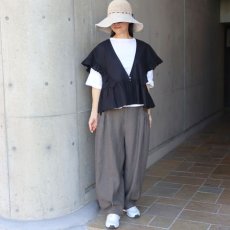 画像27: 【ista-ire】コットンラミー　ラッフルブラウス (27)