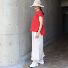 画像28: 【08Mab】14番手リネン裾ゴムパンツ (28)