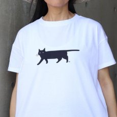 画像17: 【NARU FACTORY】ナチュラルソフト天竺 くろねこシャツ (17)