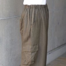 画像10: 20%OFF SALE【ista-ire】平織リネン istaカーゴパンツ (10)