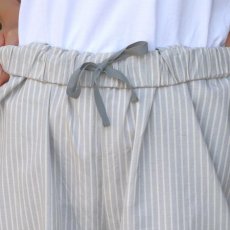 画像9: 【NARU FACTORY】サマームラデニムストライプ エッグパンツ (9)