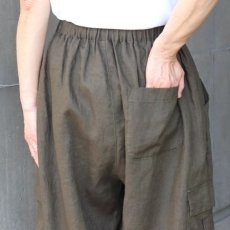 画像11: 20%OFF SALE【ista-ire】平織リネン istaカーゴパンツ (11)