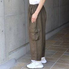 画像6: 20%OFF SALE【ista-ire】平織リネン istaカーゴパンツ (6)